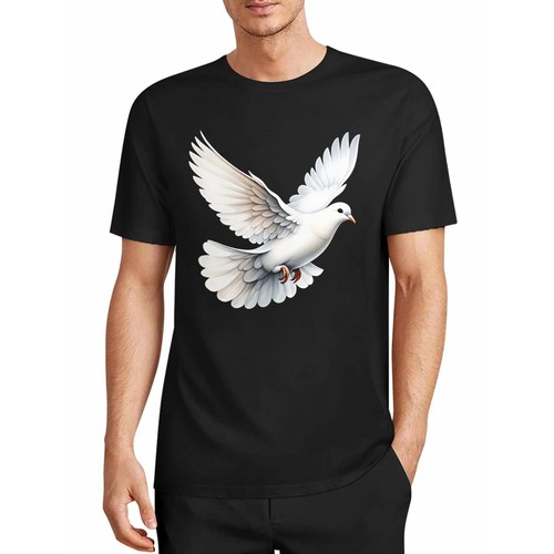 Women shirt white dove - white,