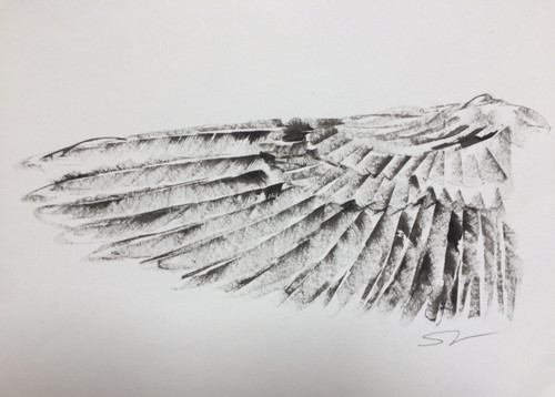 Original ink sketch drawing - ink, of
