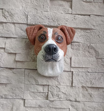Painted stone jack - jack, russell