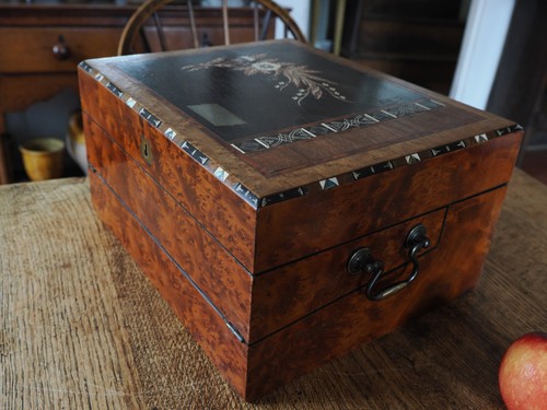 Antique writing box - box, large