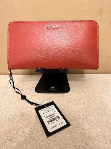 Dkny women red zip around - dkny, zip-around