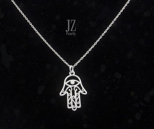Sterling silver hamsa - sterling, hand