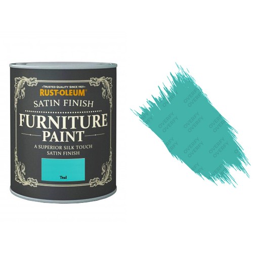 Rust oleum teal satin - teal, chalky