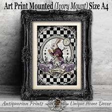 White Rabbit Art Print on