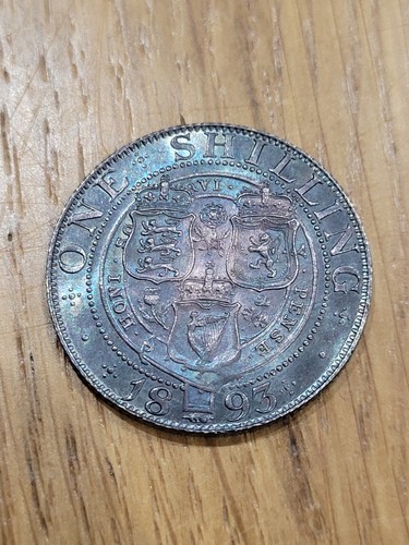 1893 victorian shilling - 1893,