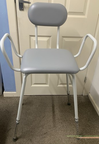 Perching stool with arms and - perching,