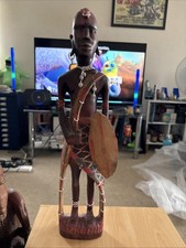 Large Multi Coloured Painted