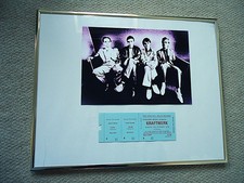 KRAFTWERK CONCERT TICKET 1978 UNUSED COMPLETE UK MANCHESTER VINTAGE+ BAND PHOTO