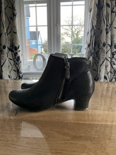 Hotter Delight Black Leather