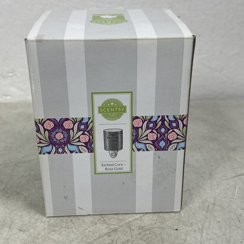 Scentsy etched core rose - rose, gold