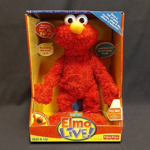 Fisher price elmo live nib - price,
