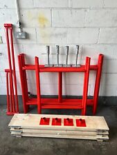 SCAFFOLD TOWERS 4' X 2'6"   DIY 11ft 6" WORKING HEIGHT, PPC SAFETY ORANGE TOWERS