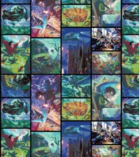 FS635_22 Harry Potter Film Scenes Crafting Cotton Fabric Material 110cm Wide