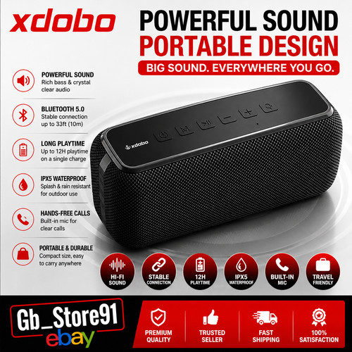 Xdobo black portable - xdobo, x8