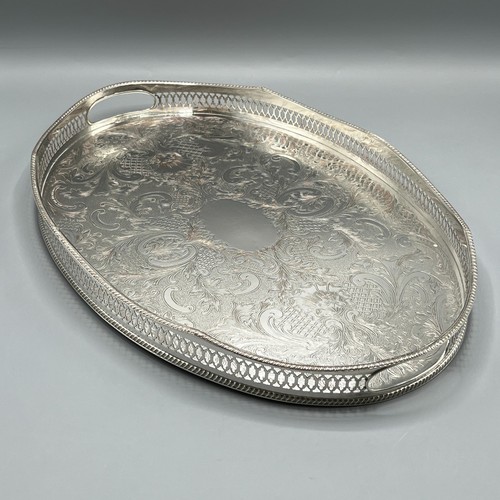 Vintage silver plated gallery - plated,