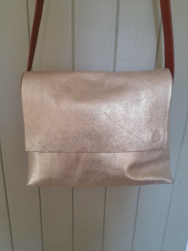Metallic gold leather - gold,