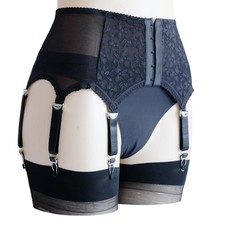 6 Straps Suspender Belt Sheer
