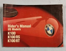 BMW K100 K100RS K100RT Rider's