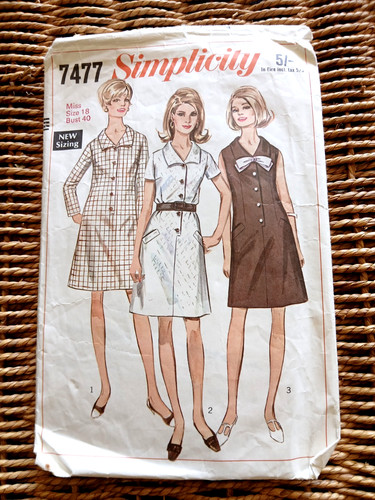 Vintage 1960s sewing pattern - sewing,