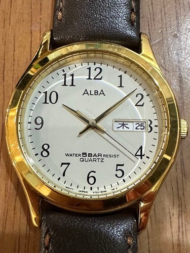 Alba quartz wristwatch - alba,