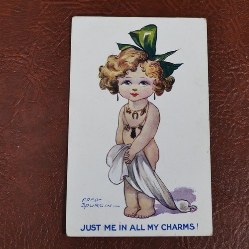 Postcard comic fred spurgin - comic,,
