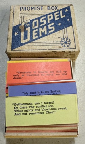 Vintage promise box gospel - vintage,