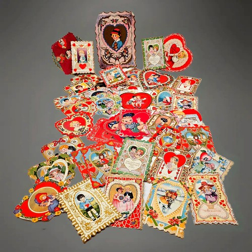 Vintage valentine card - vintage,