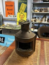 Vtg 18" Ship Lantern Alderson & Gyde Ltd 1941 Bow Starboard PATT. 24 Royal Navy 