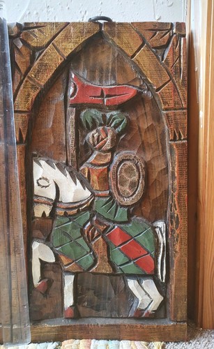 Vintage medival knight horse - knight,