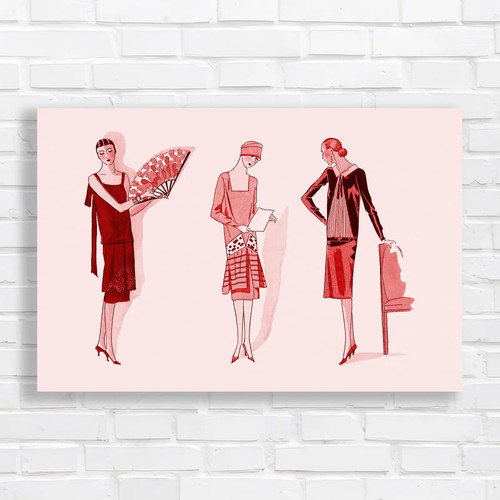 Fashionable ladies deco - in,