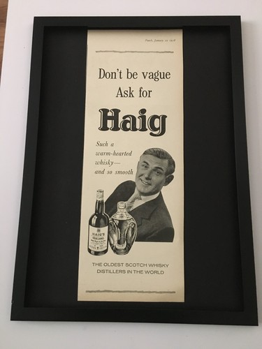 Haig scotch whisky 1958 - scotch, a4