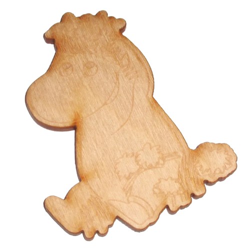 Kawaii retro plywood engraved - plywood,