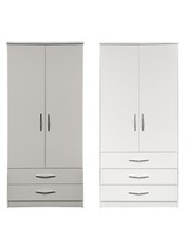 Fully  Assembled 2 Door White