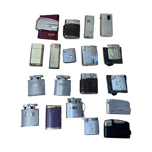 19x vintage ronson lighters - vintage,
