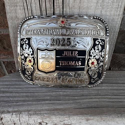 Cowboy trophy rodeo style belt - trophy,
