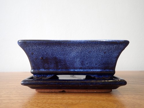 Bonsai plant pot and tray