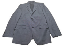 Aquascutum London Suit Blazer Jacket Blue Wool Men's Size: 42 R