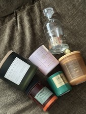 Empty Glass Candle Jars