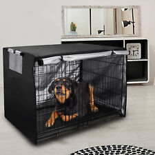 Dog Crate Cover Pet Cage Cover Durable Waterproof Windproof 109x74x76cm