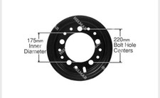 Universal Forklift Steel Rim