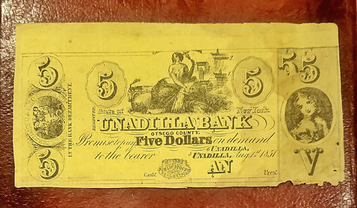 1851 unadilla bank new york - 1851,