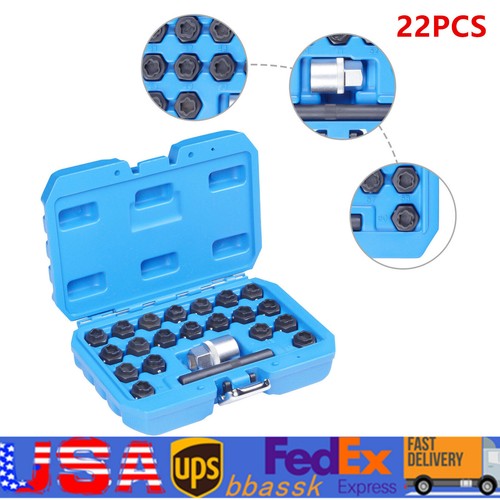 22pc universal wheel lock key - wheel,