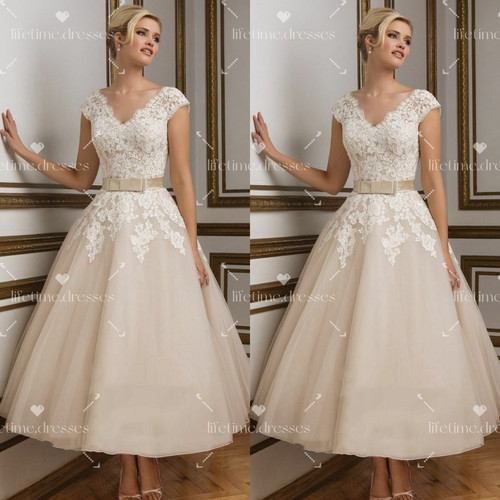 Tea length wedding - length,