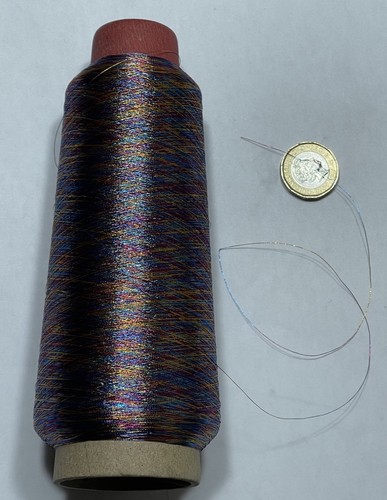 Rainbow lurex glitter - glitter, yarn