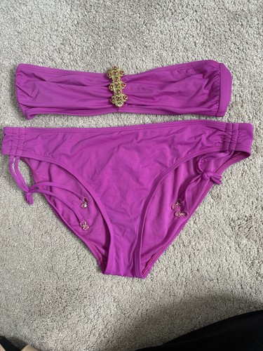 Pink bikini jewelled - m&s,