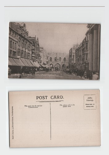 Postcard high street - -,