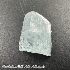 Aquamarine crystal, raw rough