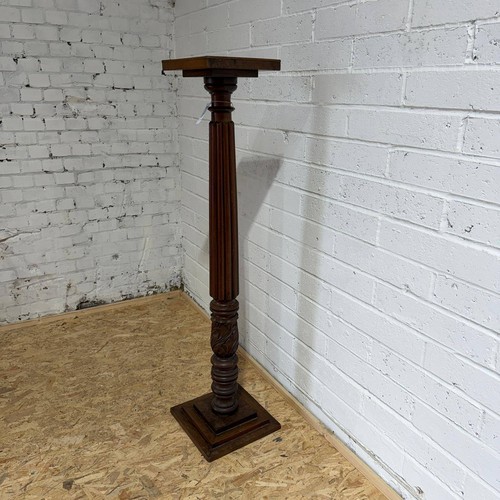 Antique tall ornate - ornate, mahogany
