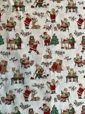 "Dec. 25th" Michael Miller Fabrics 3 yards x 42” Retro Vintage Santa
