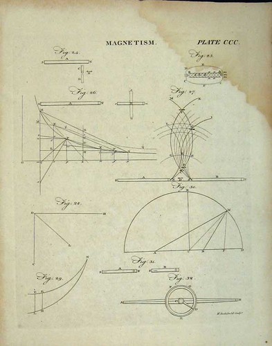 Original old antique print - original,